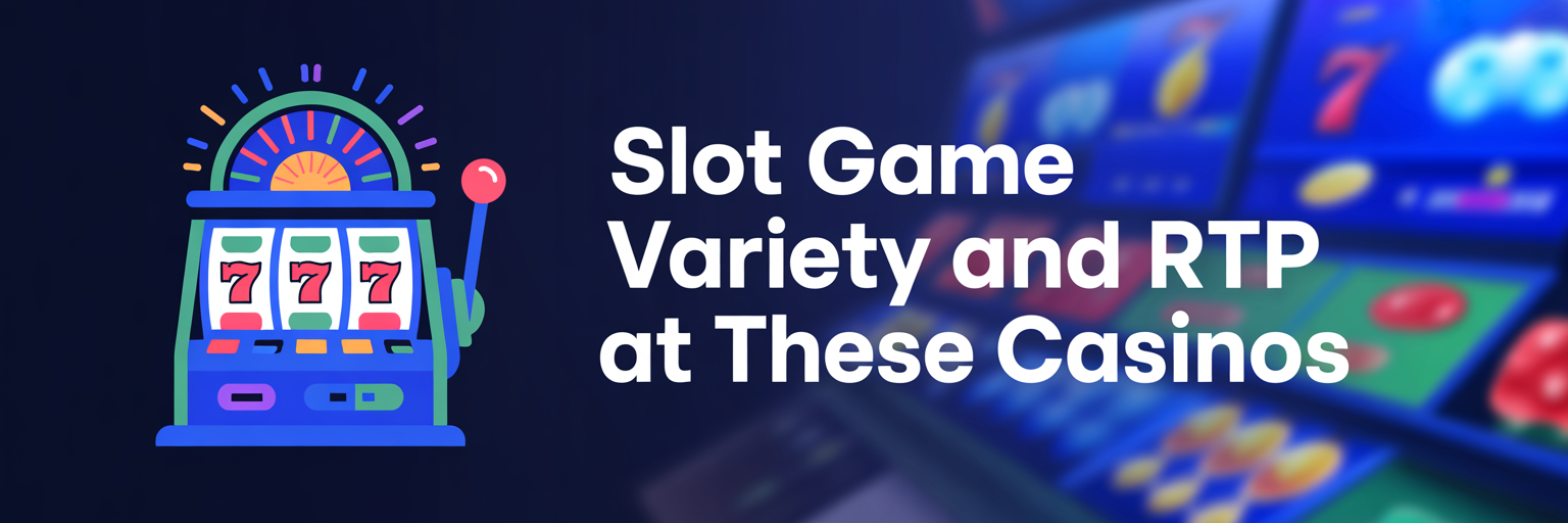 Slot Game Variety and RTP at These Casinos